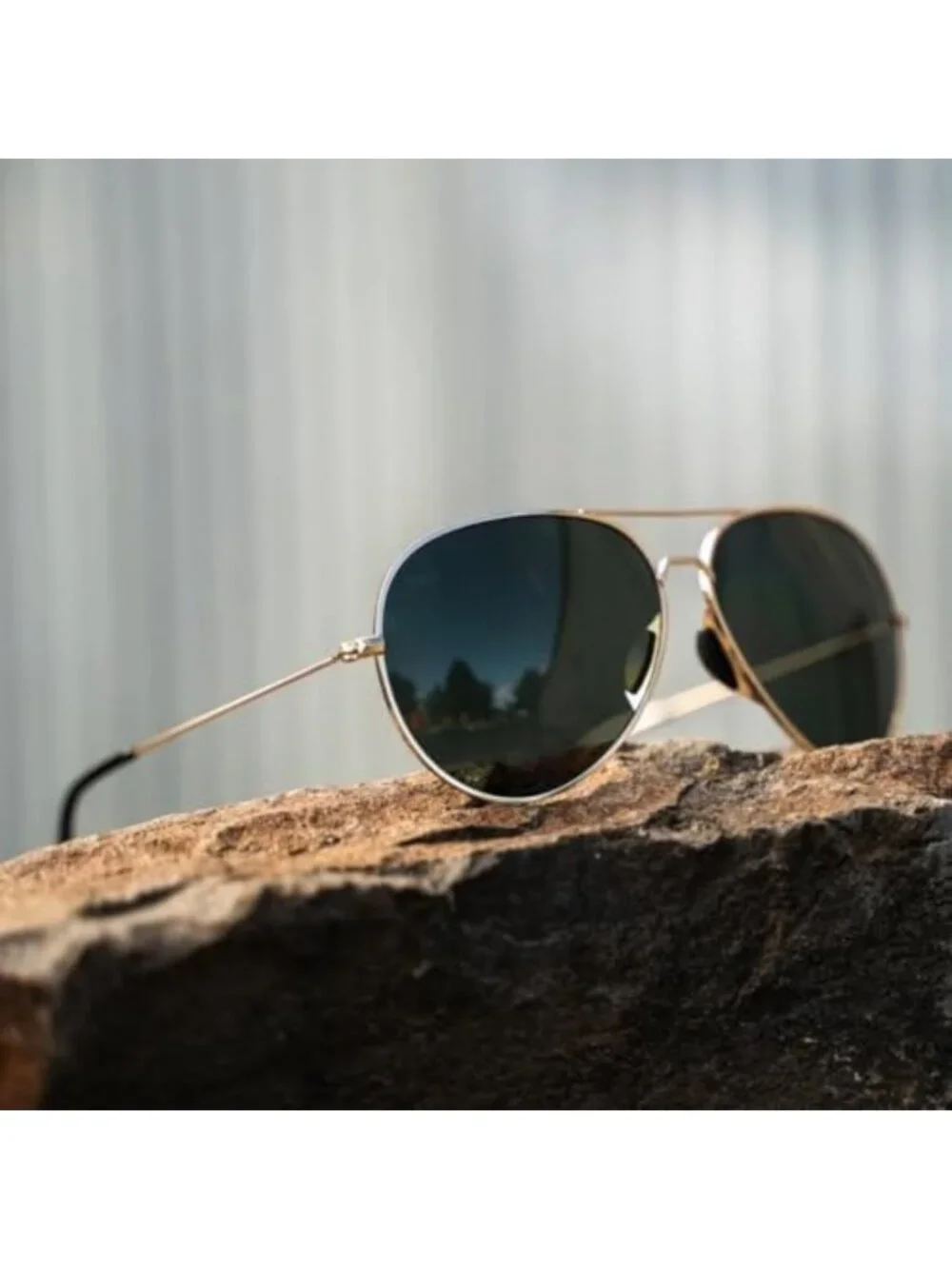Polarized Women's Aviator Sunglasses - Tangle-Free, UV Protection, Stylish